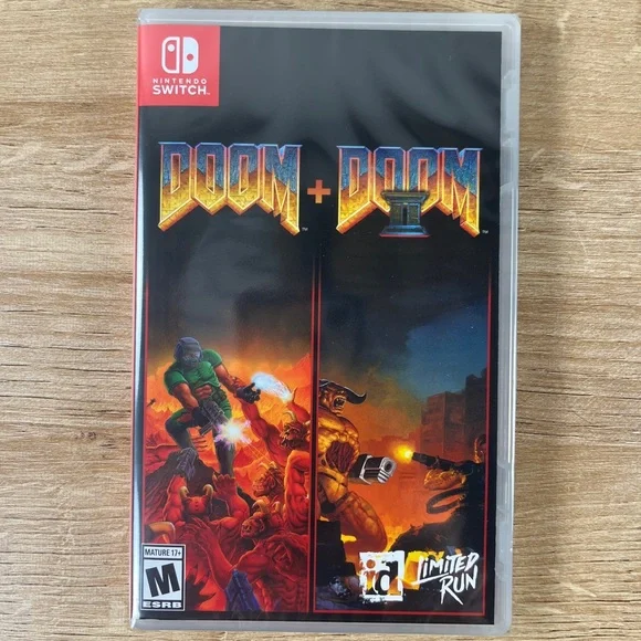 Doom + Doom II 2 Nintendo Switch Game Limited Run NEW SEALED
